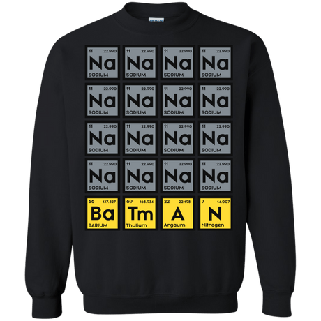 Sweatshirts Black / S Batmanium Crewneck Sweatshirt