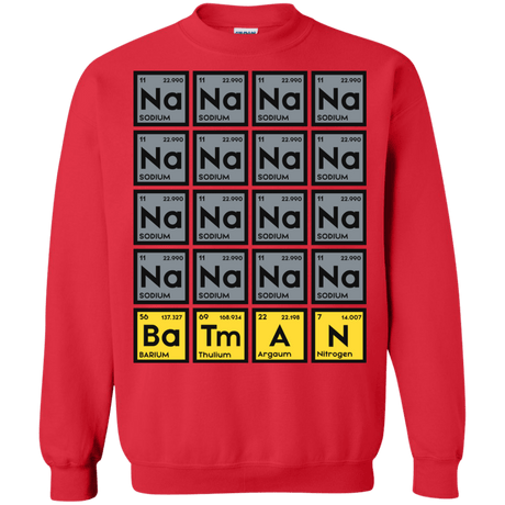 Sweatshirts Red / S Batmanium Crewneck Sweatshirt