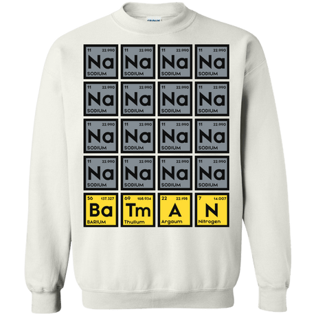 Sweatshirts White / S Batmanium Crewneck Sweatshirt