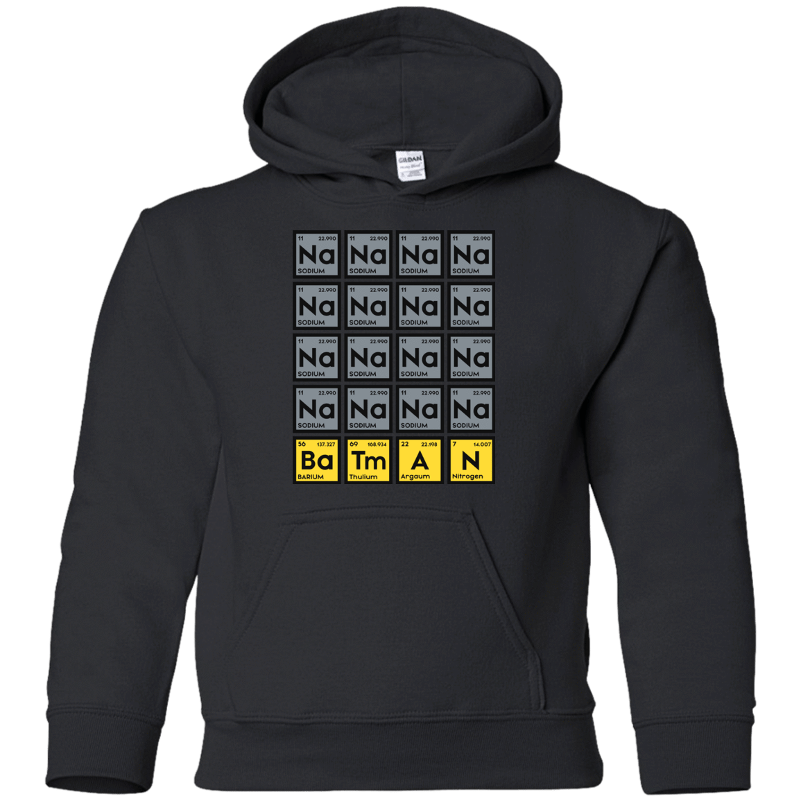 Sweatshirts Black / YS Batmanium Youth Hoodie