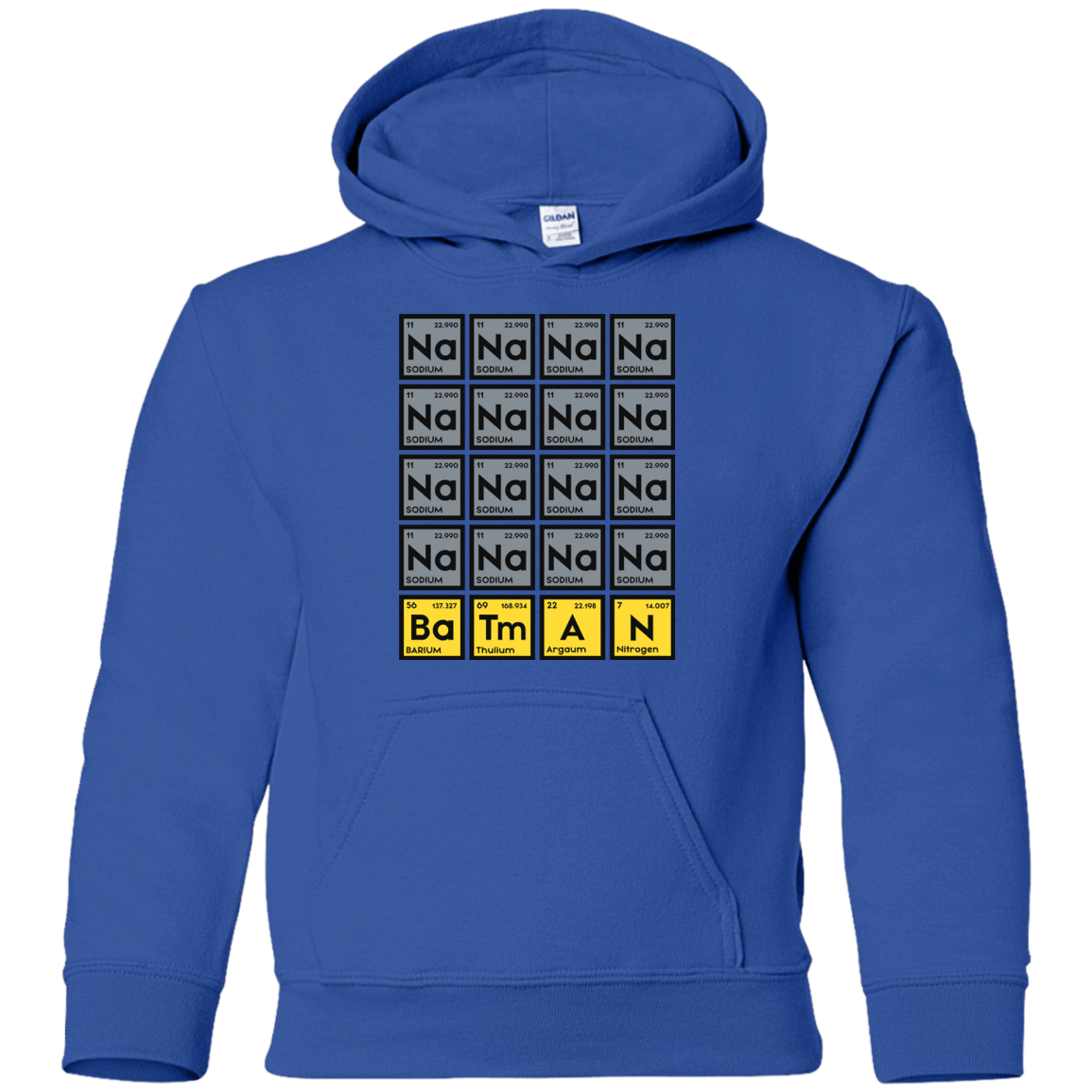 Sweatshirts Royal / YS Batmanium Youth Hoodie