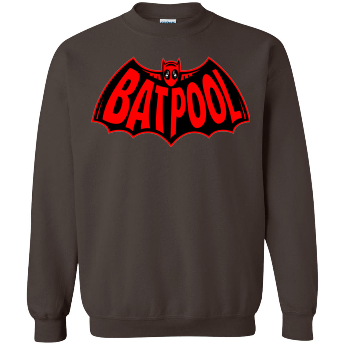 Sweatshirts Dark Chocolate / Small Batpool Crewneck Sweatshirt