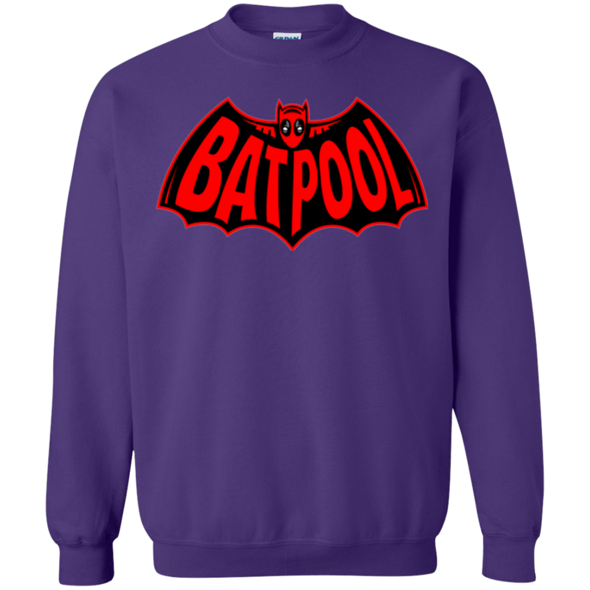 Sweatshirts Purple / Small Batpool Crewneck Sweatshirt