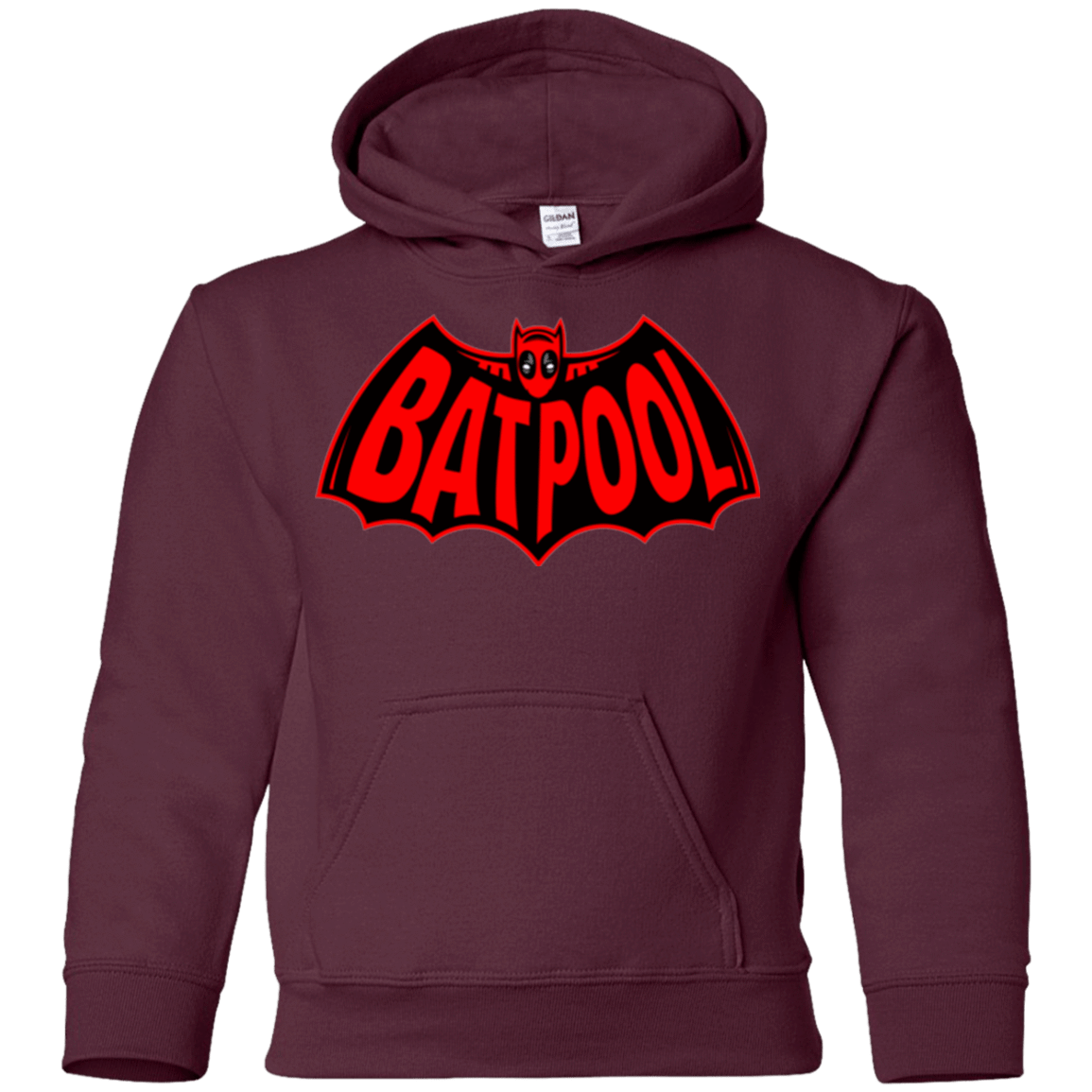 Sweatshirts Maroon / YS Batpool Youth Hoodie