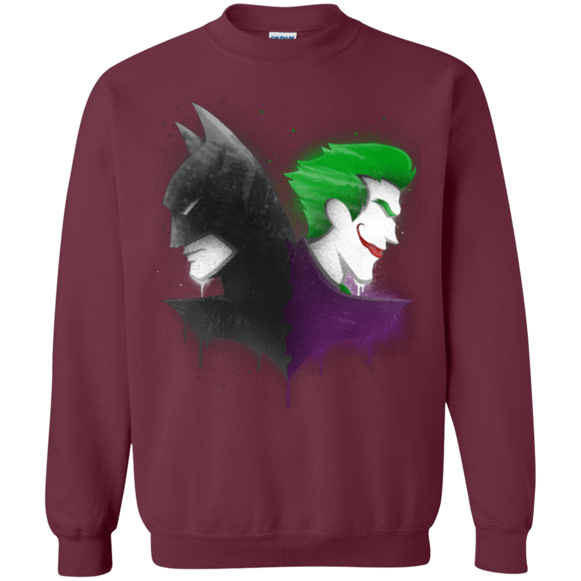 Sweatshirts Maroon / Small Bats Crewneck Sweatshirt