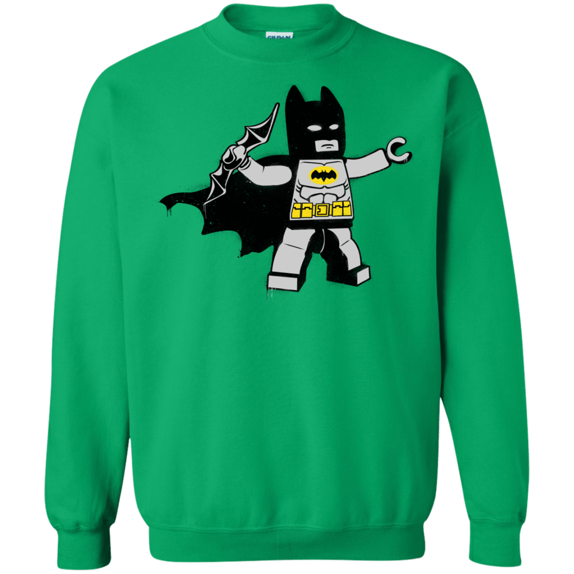 Sweatshirts Irish Green / Small Batsy Lego Crewneck Sweatshirt