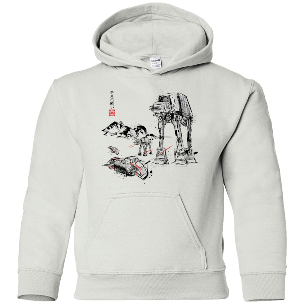Sweatshirts White / YS Battle in the Snow Sumi e Youth Hoodie