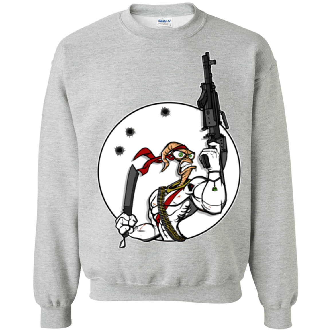 Sweatshirts Sport Grey / S Battle Worm Crewneck Sweatshirt