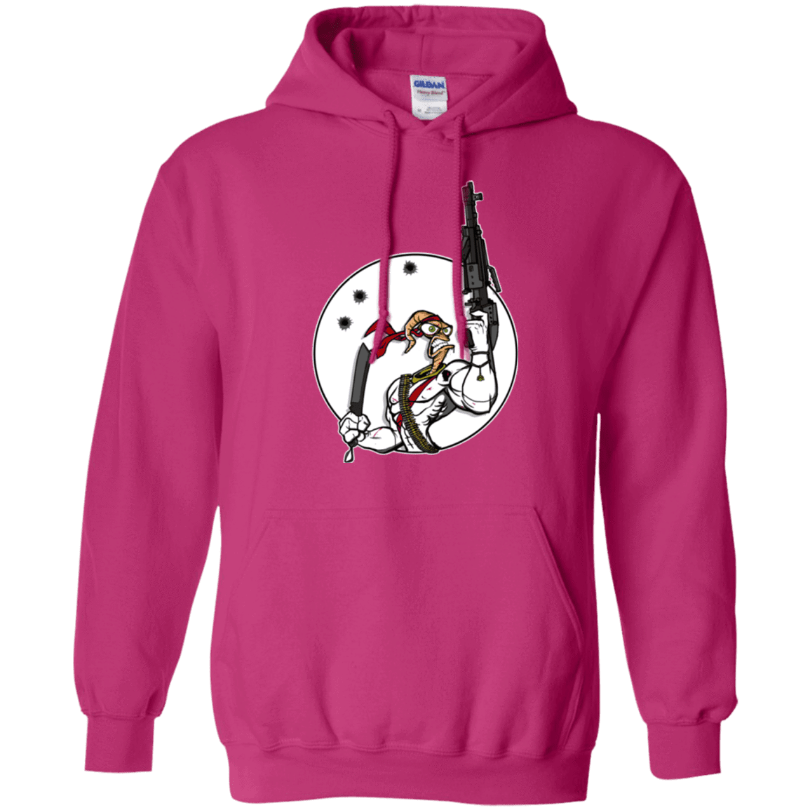Sweatshirts Heliconia / S Battle Worm Pullover Hoodie