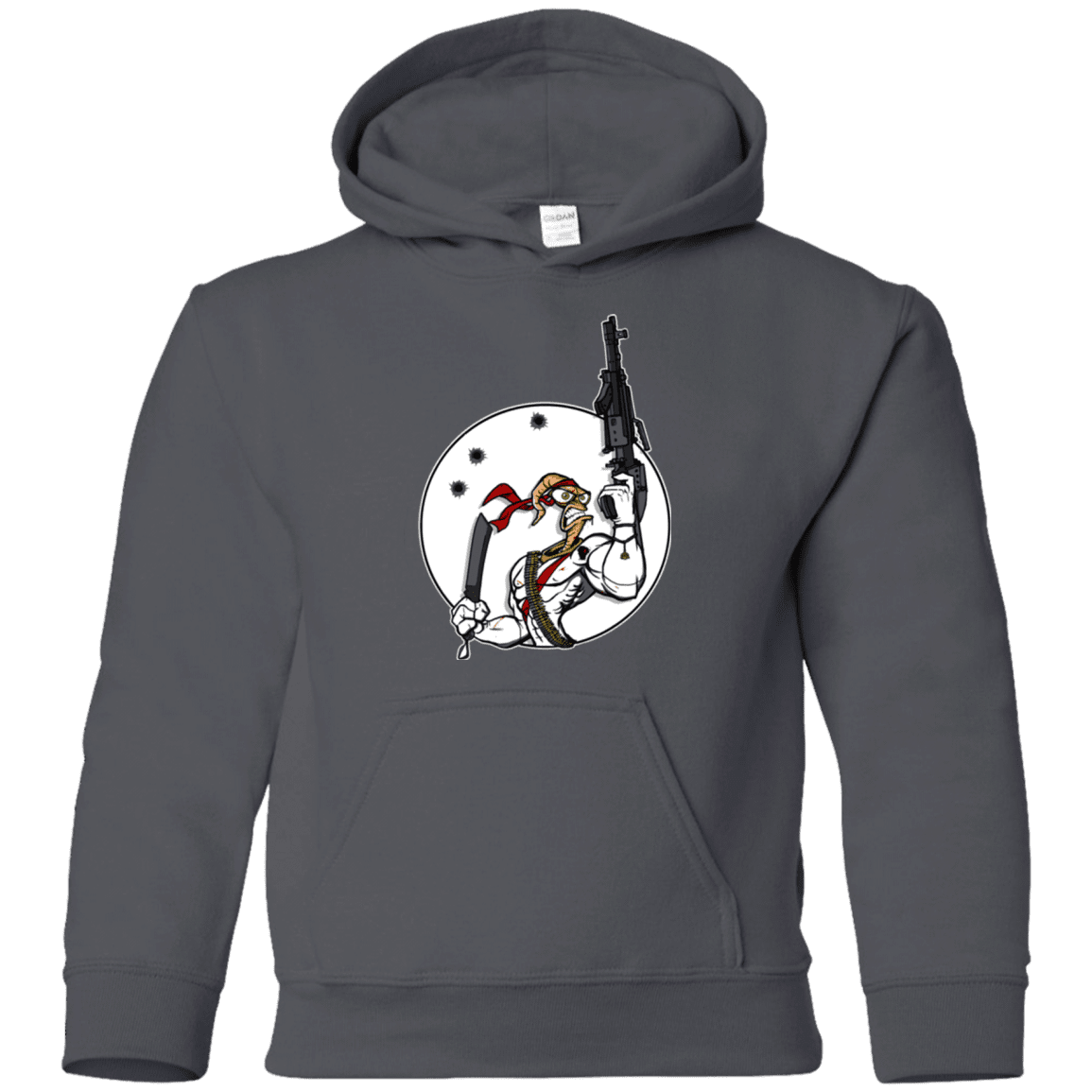 Sweatshirts Charcoal / YS Battle Worm Youth Hoodie