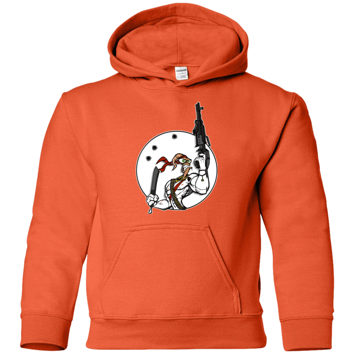 Sweatshirts Orange / YS Battle Worm Youth Hoodie