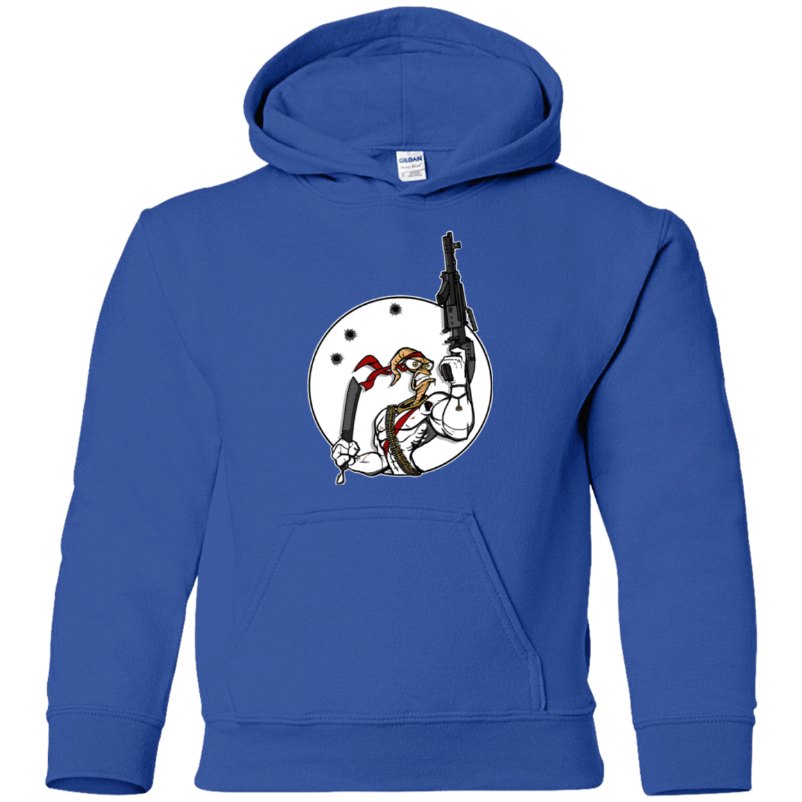 Sweatshirts Royal / YS Battle Worm Youth Hoodie