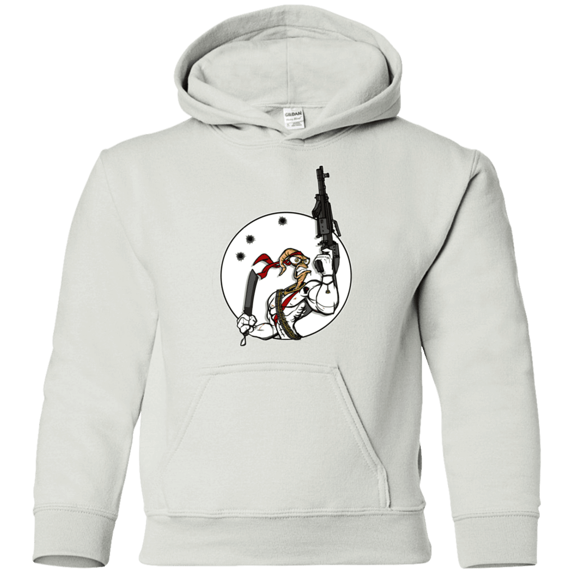 Sweatshirts White / YS Battle Worm Youth Hoodie