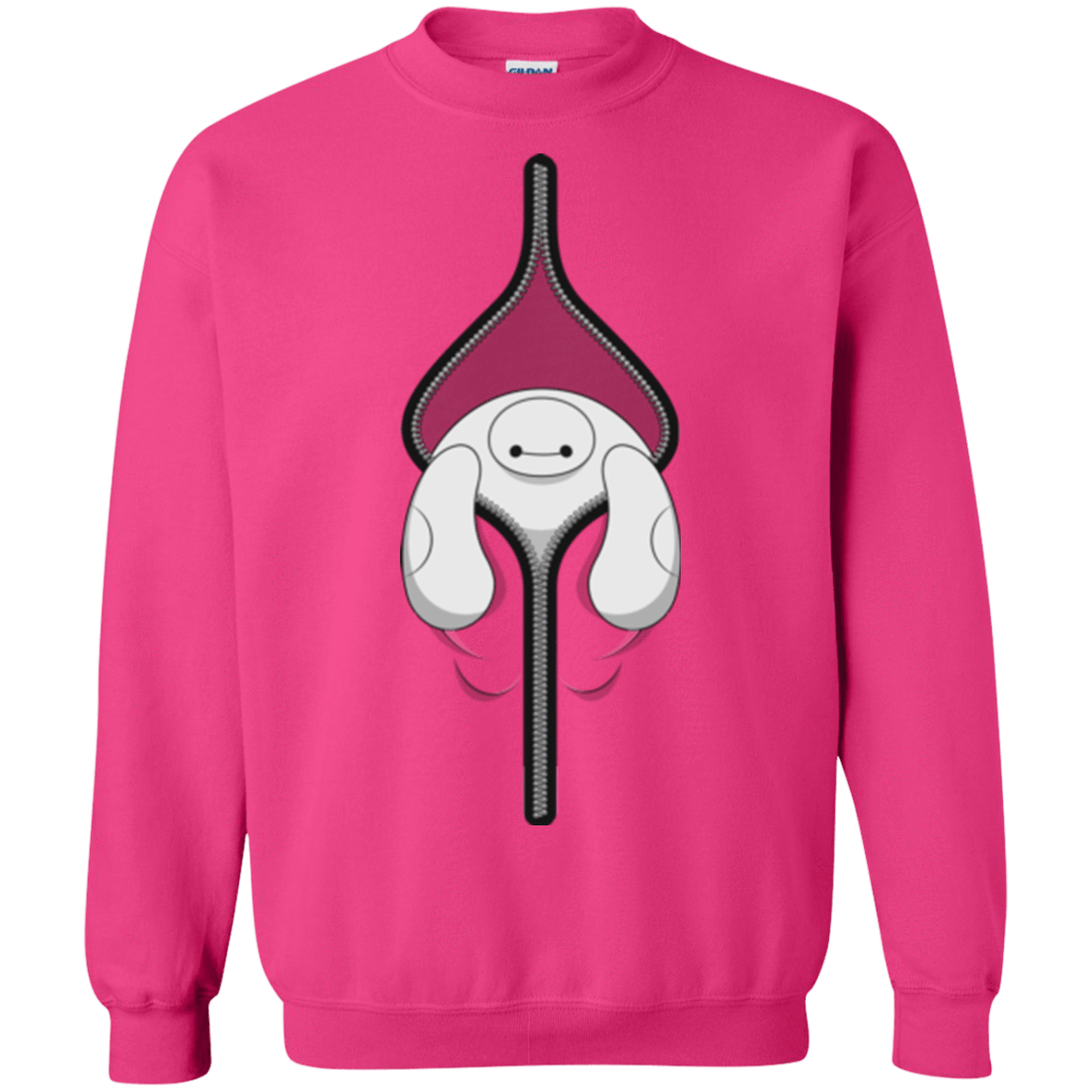 Sweatshirts Heliconia / Small Baymax Crewneck Sweatshirt