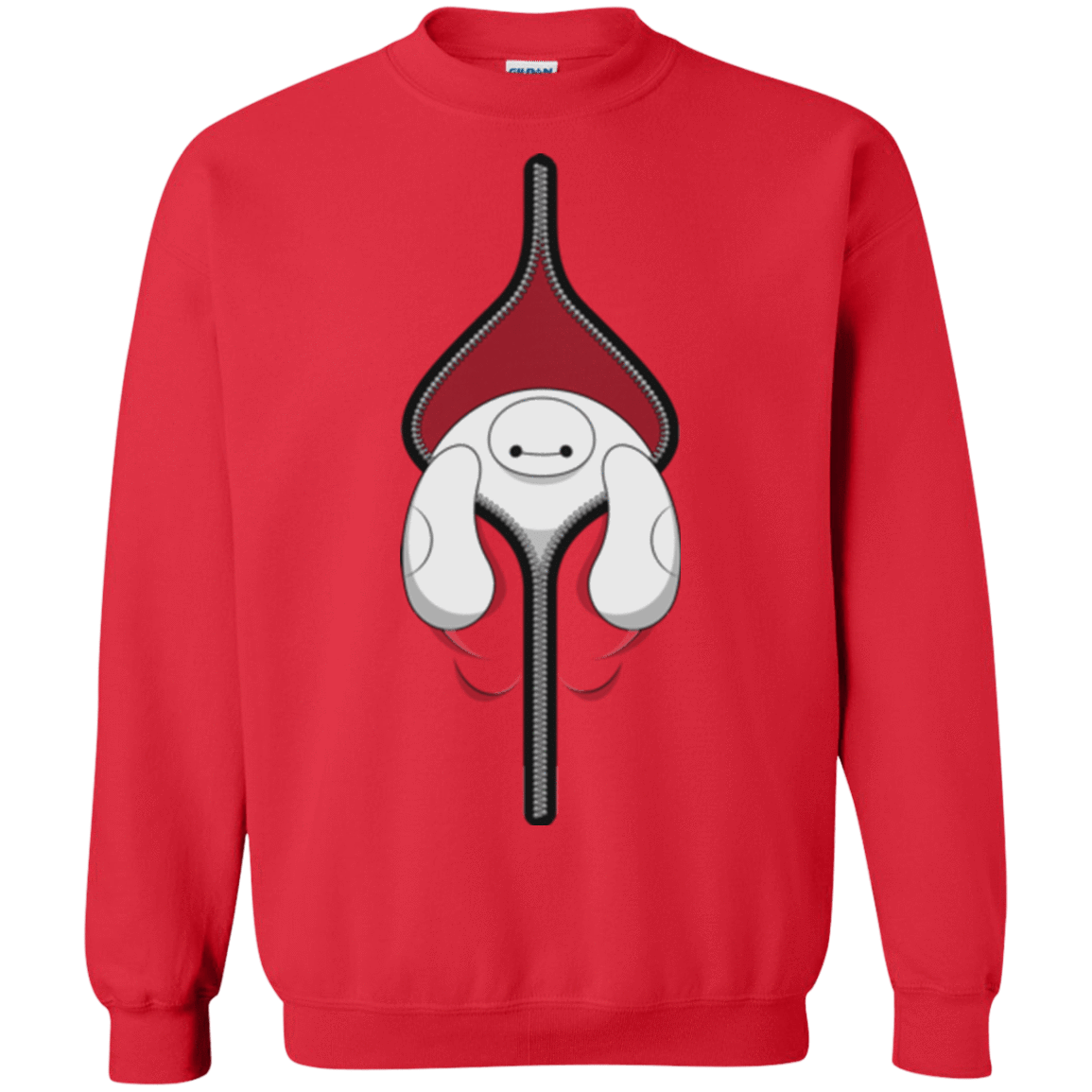 Sweatshirts Red / Small Baymax Crewneck Sweatshirt