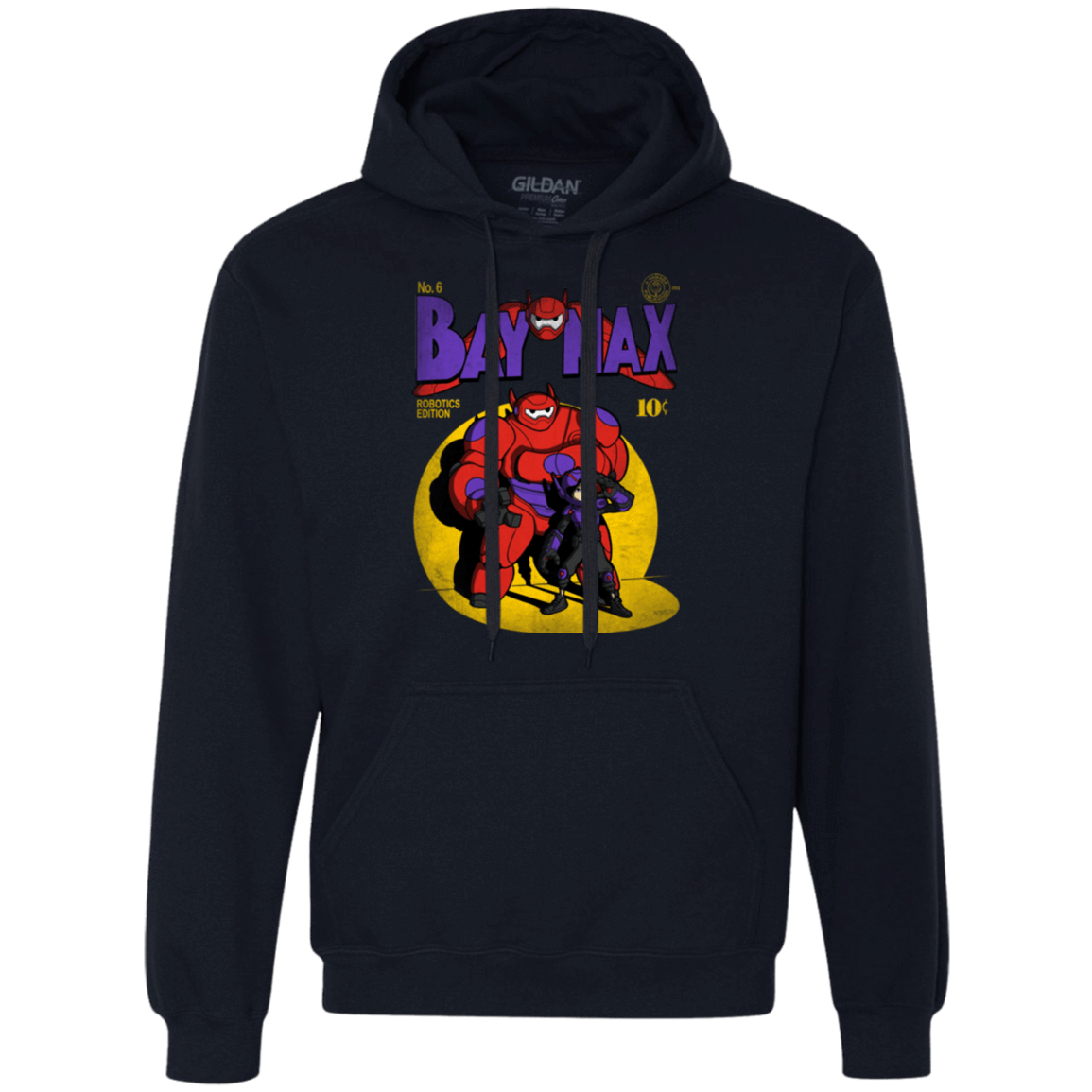 Sweatshirts Navy / Small Baymax Number 9 Premium Fleece Hoodie