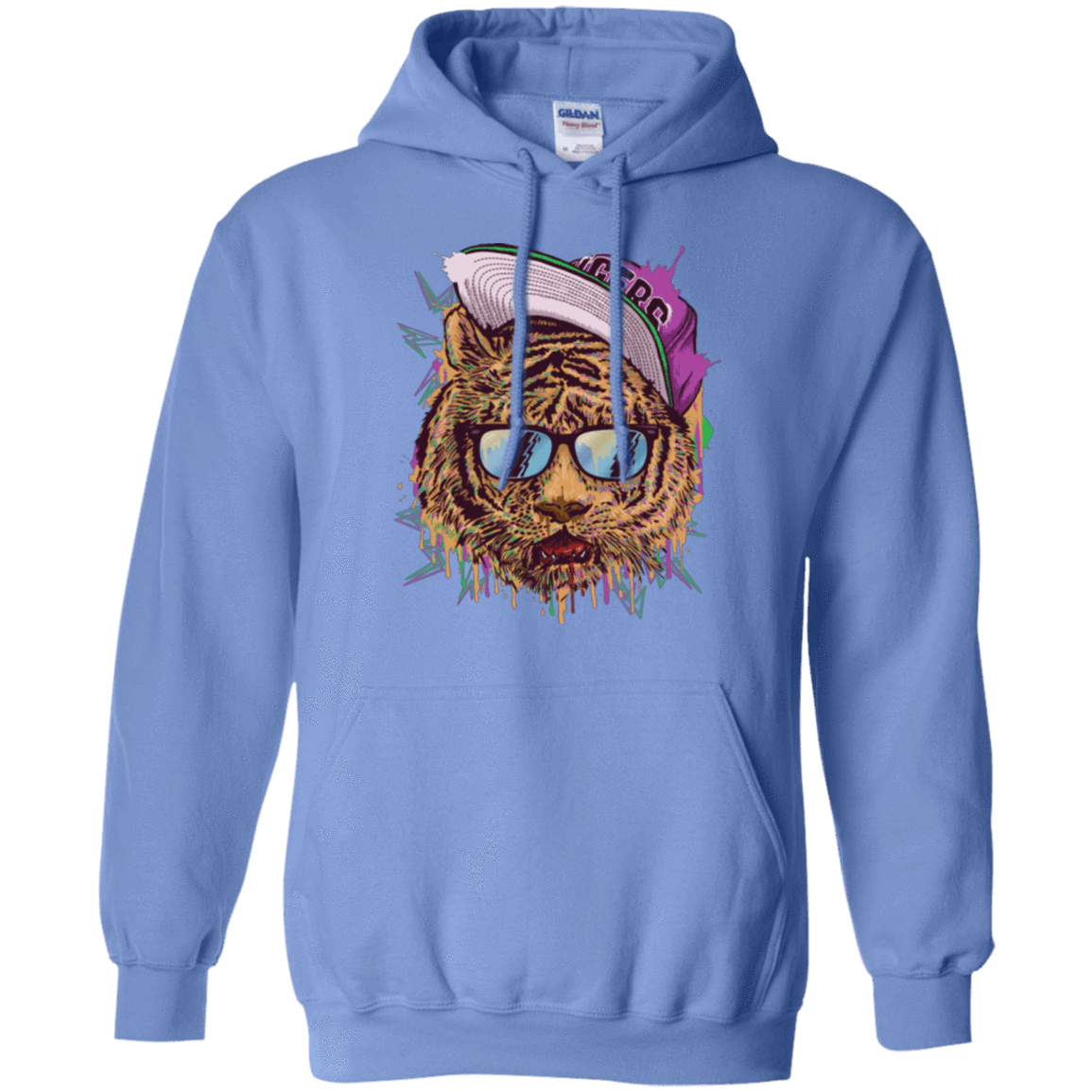 Sweatshirts Carolina Blue / Small Bayside Tigers Pullover Hoodie