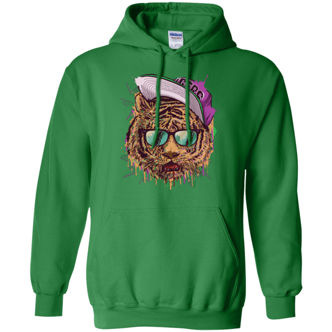 Sweatshirts Irish Green / Small Bayside Tigers Pullover Hoodie