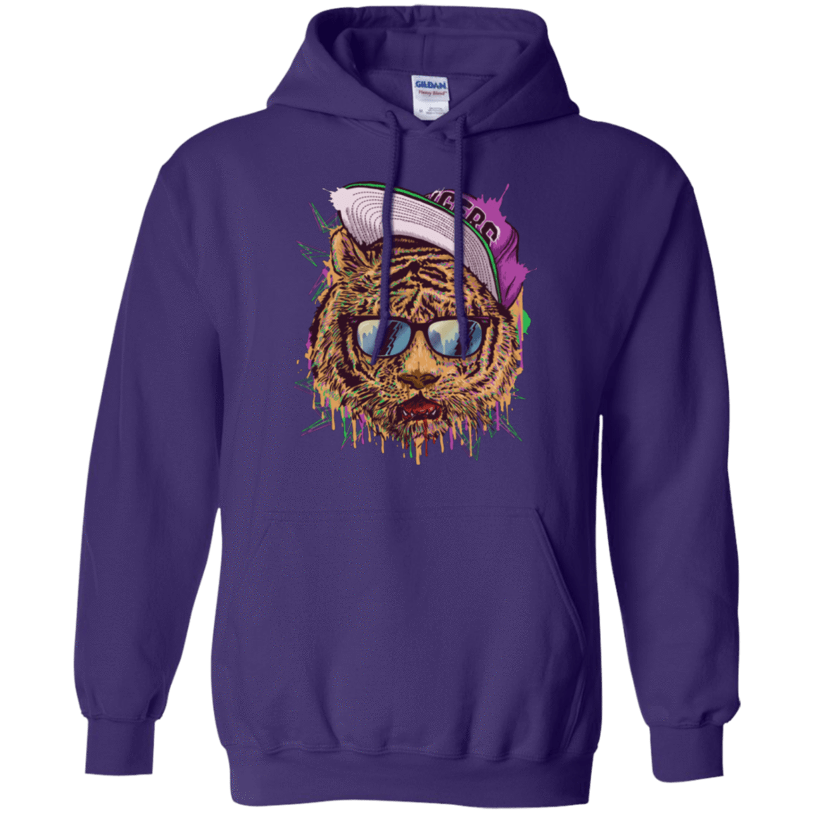 Sweatshirts Purple / Small Bayside Tigers Pullover Hoodie