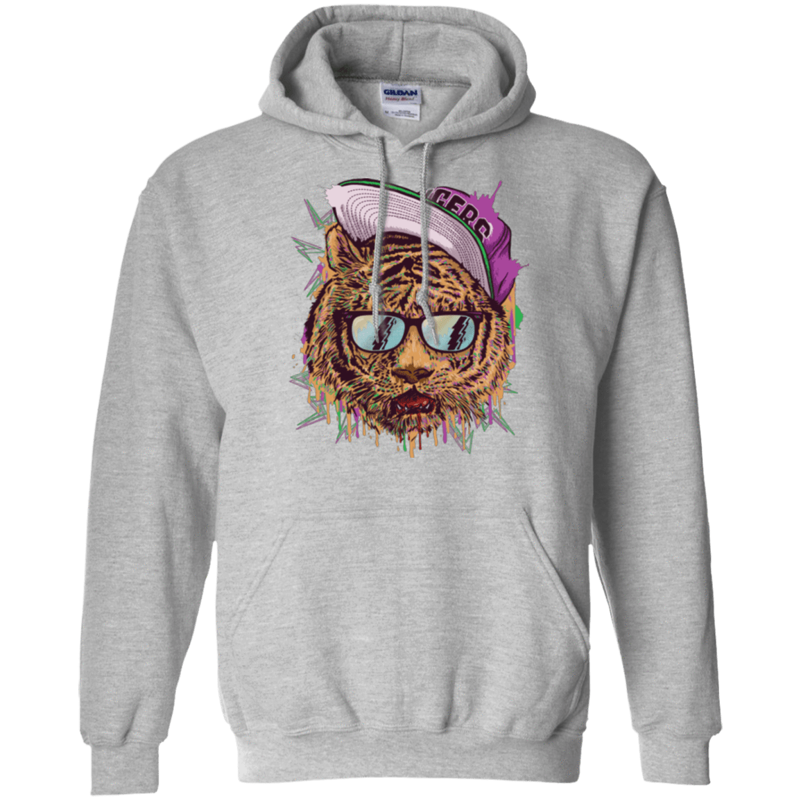 Sweatshirts Sport Grey / Small Bayside Tigers Pullover Hoodie