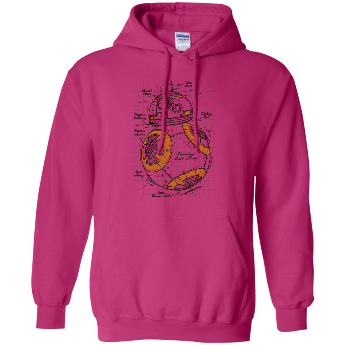 Sweatshirts Heliconia / S BB-8 Plan Pullover Hoodie