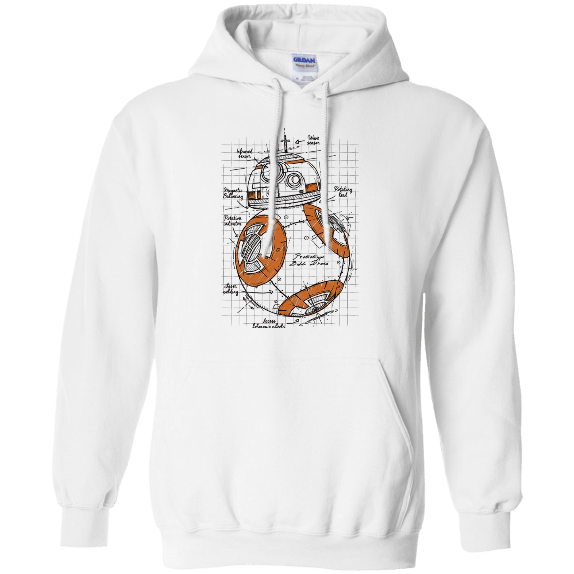 Sweatshirts White / S BB-8 Plan Pullover Hoodie