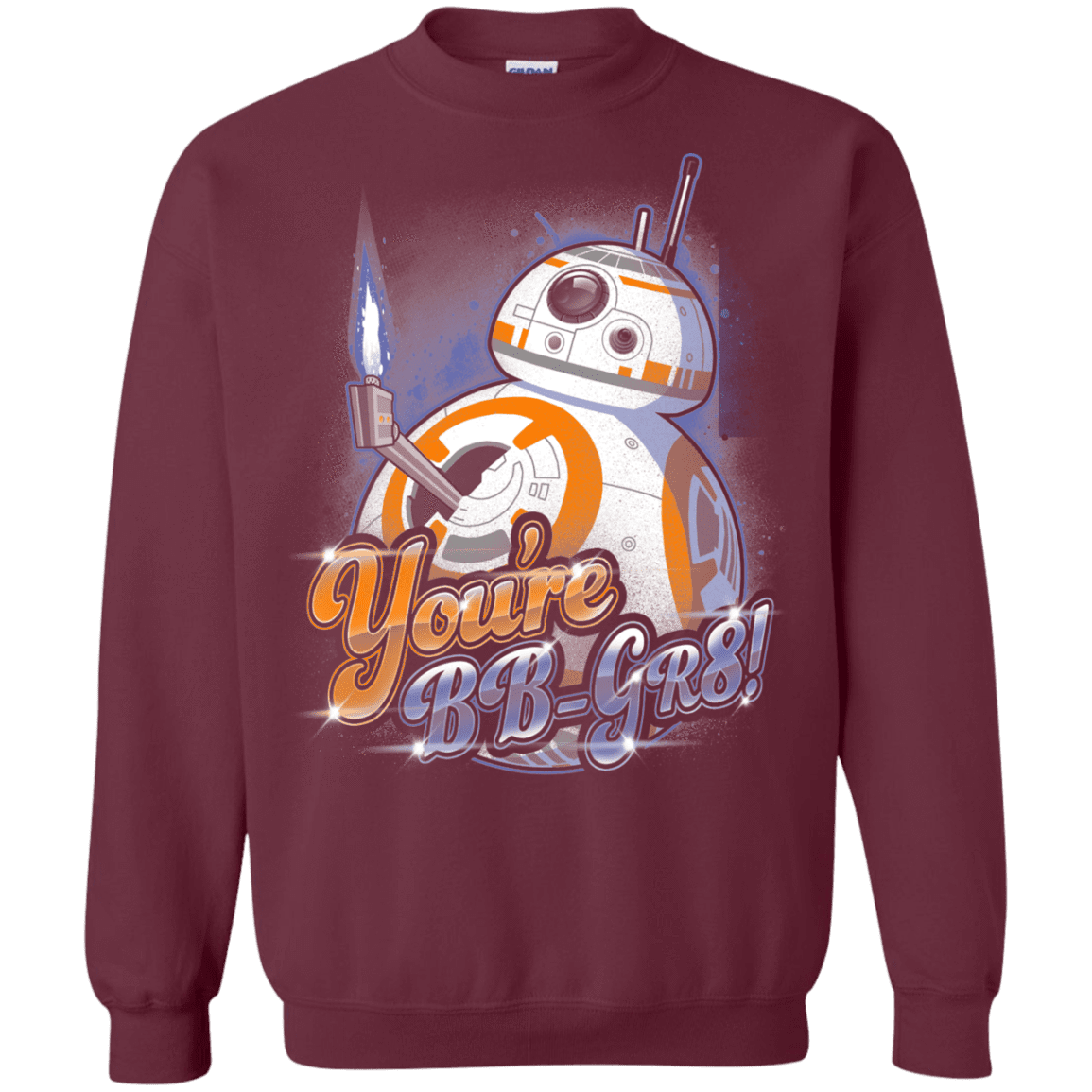 Sweatshirts Maroon / S BB Great Crewneck Sweatshirt