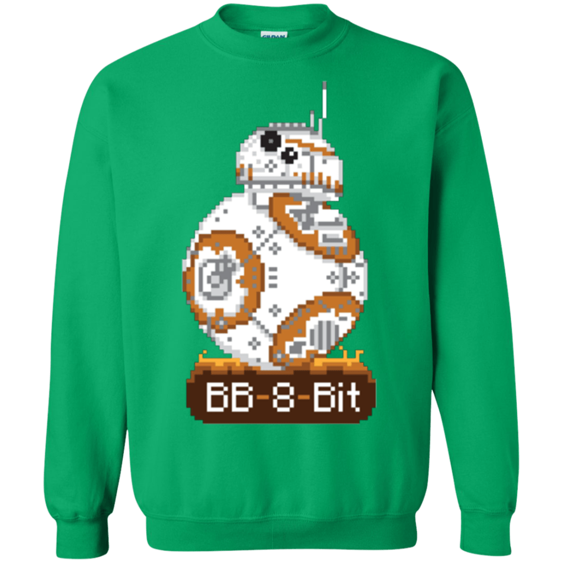 Sweatshirts Irish Green / Small BB8Bit Crewneck Sweatshirt