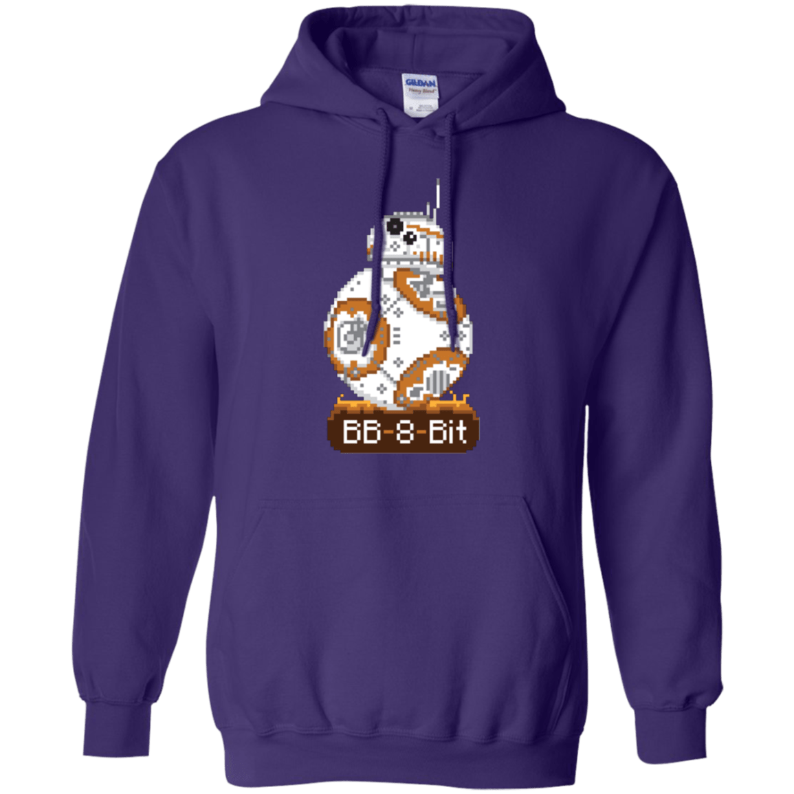 Sweatshirts Purple / Small BB8Bit Pullover Hoodie