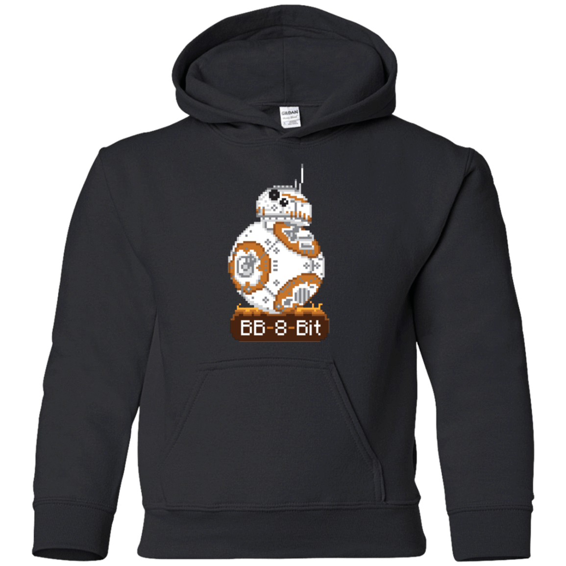 Sweatshirts Black / YS BB8Bit Youth Hoodie
