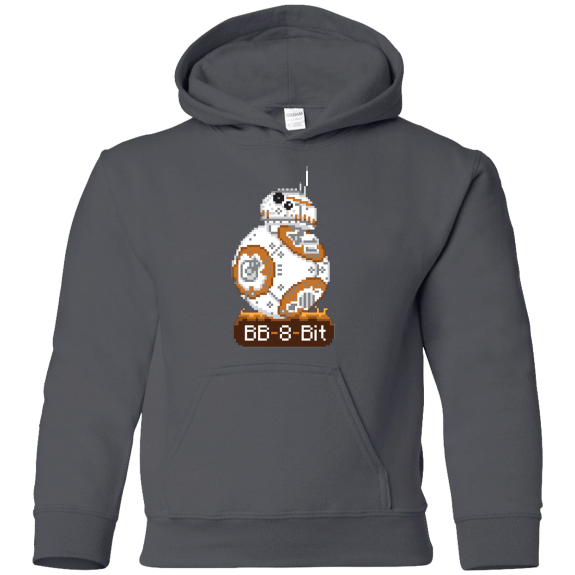 Sweatshirts Charcoal / YS BB8Bit Youth Hoodie