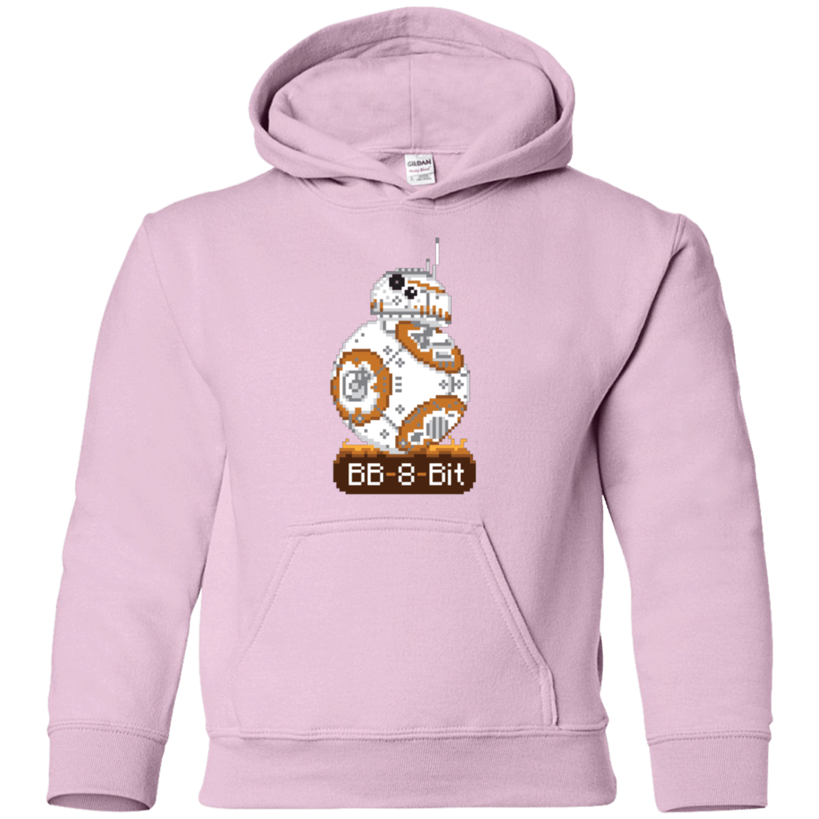 Sweatshirts Light Pink / YS BB8Bit Youth Hoodie