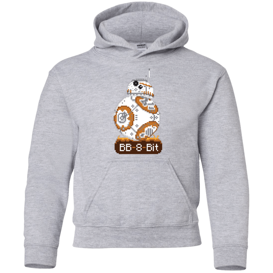 Sweatshirts Sport Grey / YS BB8Bit Youth Hoodie