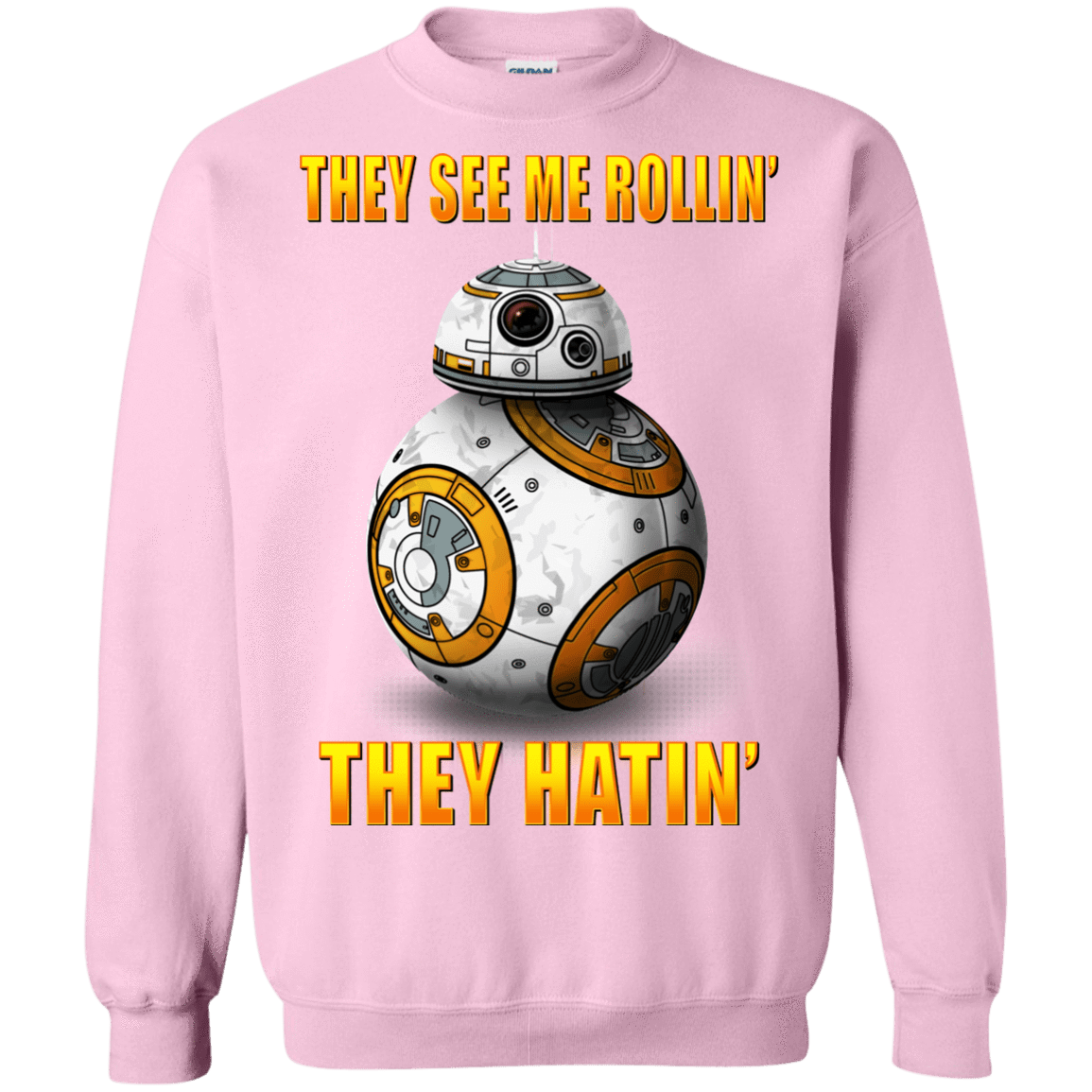 Sweatshirts Light Pink / Small BB8TSMR Crewneck Sweatshirt