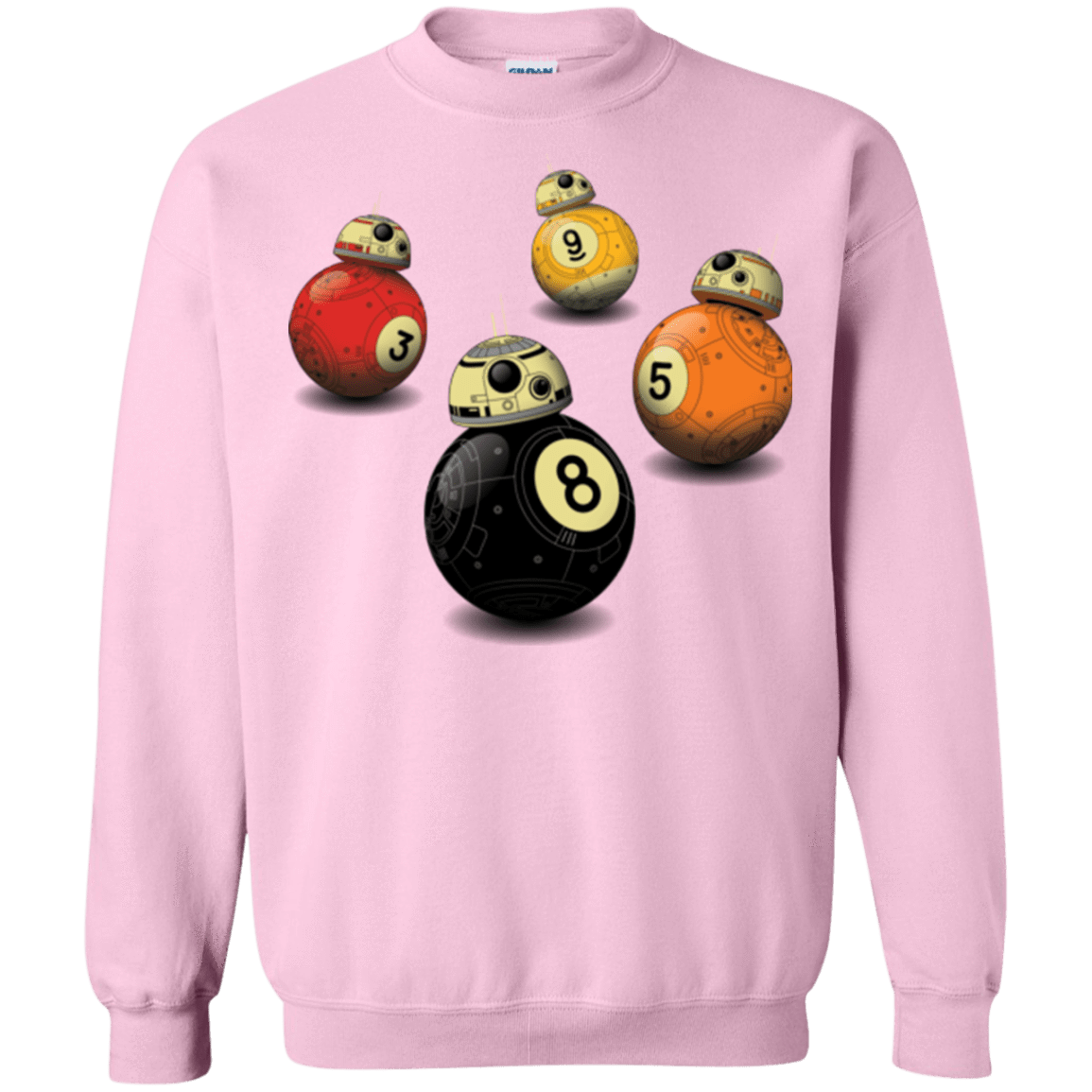 Sweatshirts Light Pink / Small BB9 Ball Crewneck Sweatshirt