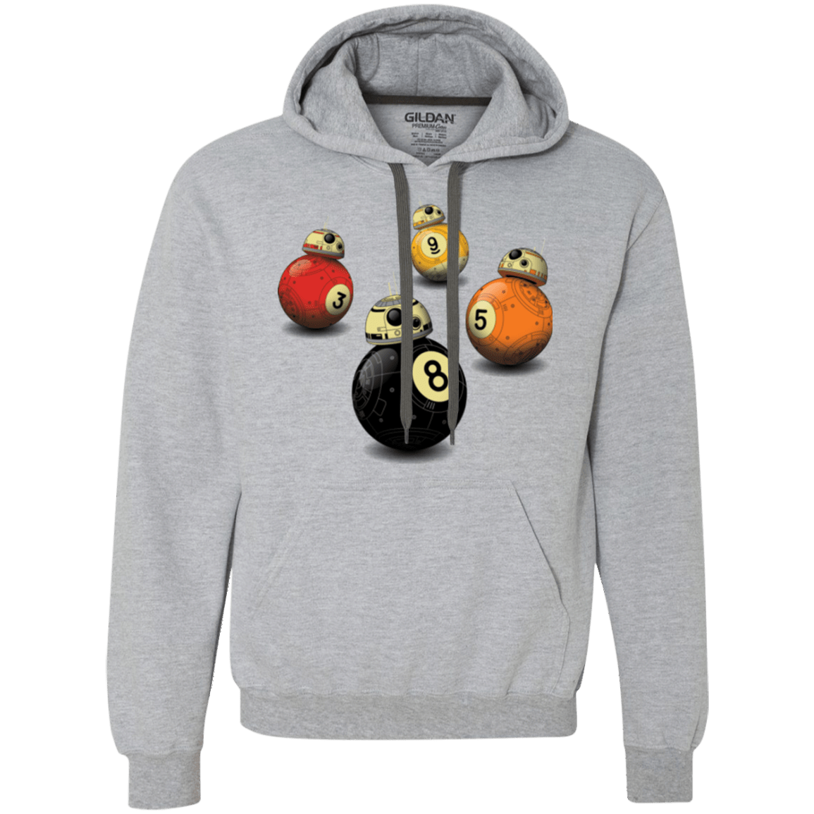 Sweatshirts Sport Grey / Small BB9 Ball Premium Fleece Hoodie