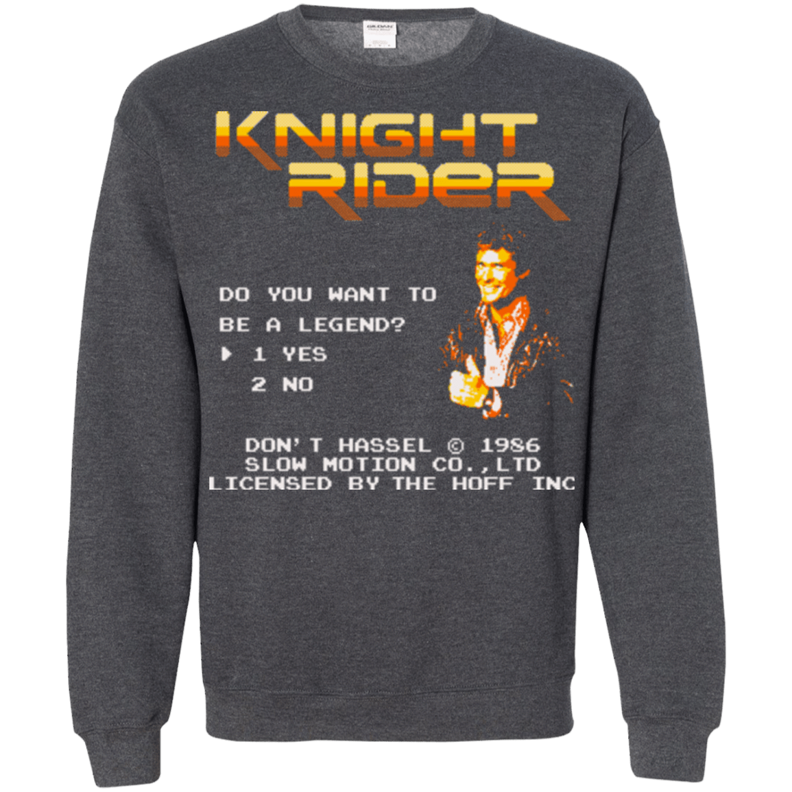 Sweatshirts Dark Heather / Small Be a legend Crewneck Sweatshirt