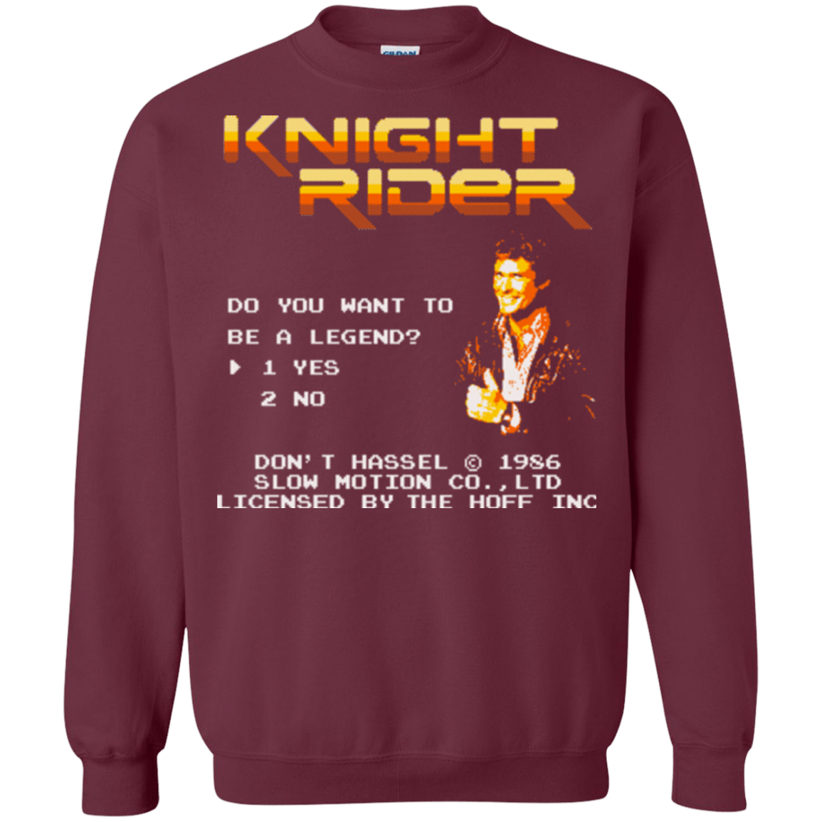 Sweatshirts Maroon / Small Be a legend Crewneck Sweatshirt