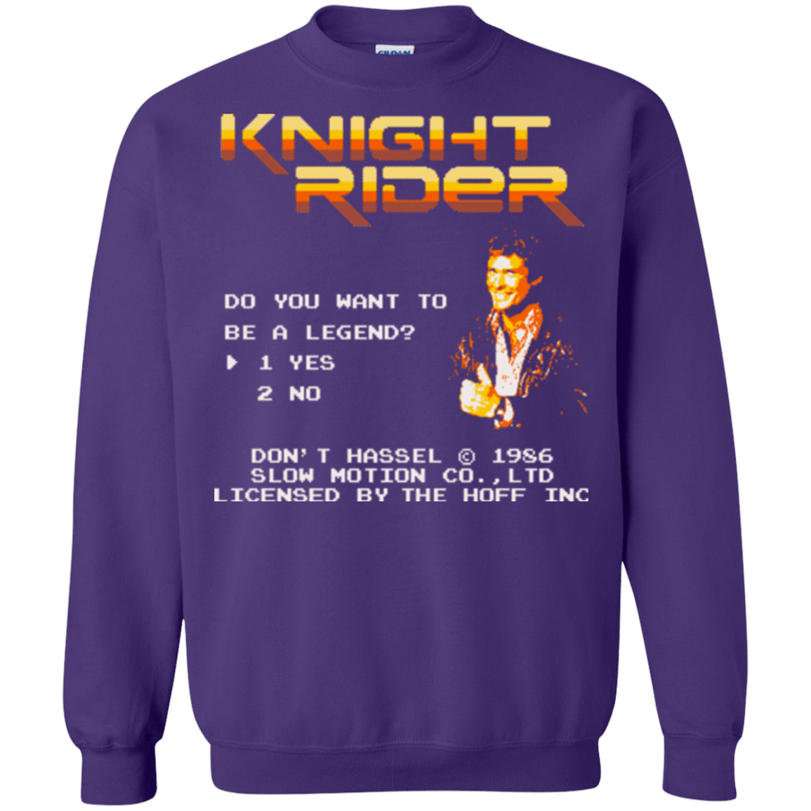 Sweatshirts Purple / Small Be a legend Crewneck Sweatshirt