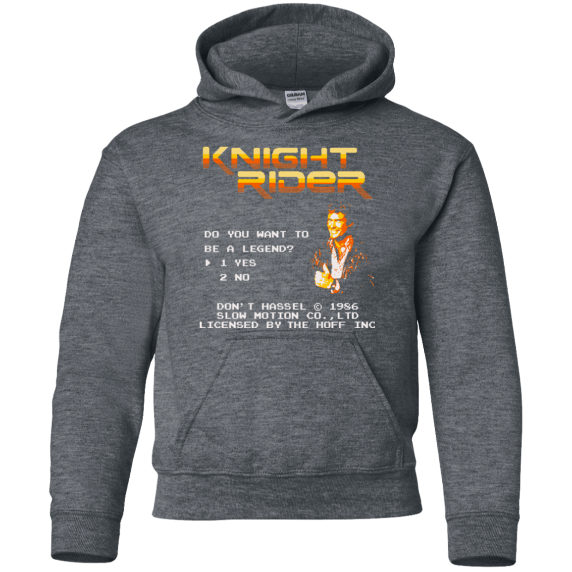 Sweatshirts Dark Heather / YS Be a legend Youth Hoodie