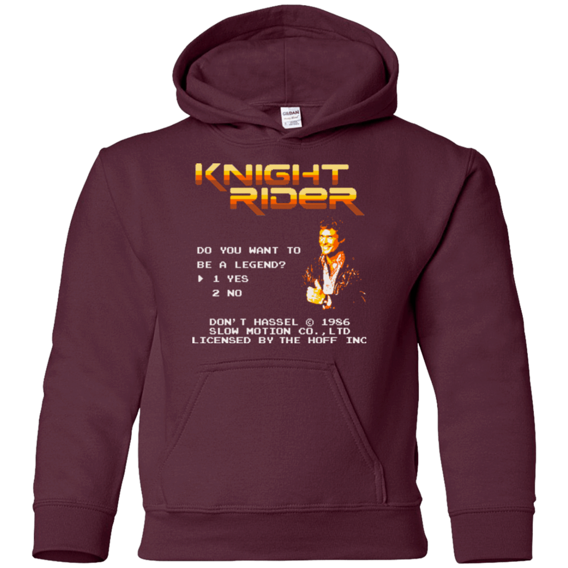 Sweatshirts Maroon / YS Be a legend Youth Hoodie