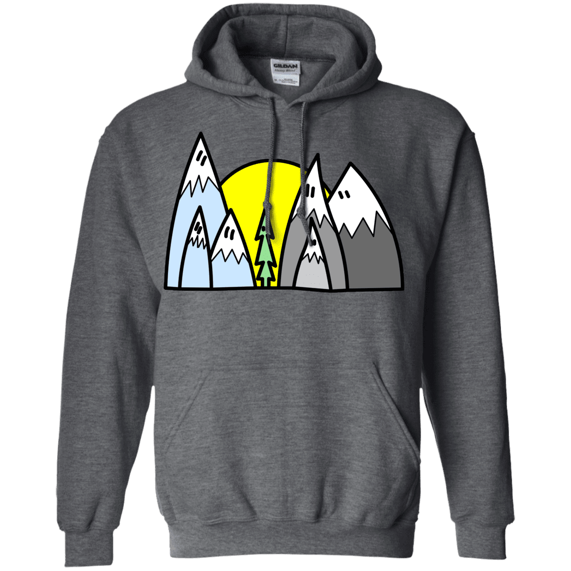 Sweatshirts Dark Heather / S Be Different Pullover Hoodie