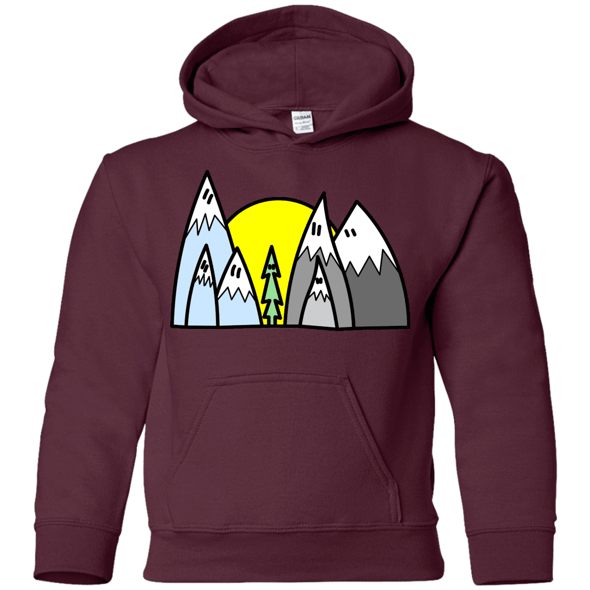 Sweatshirts Maroon / YS Be Different Youth Hoodie