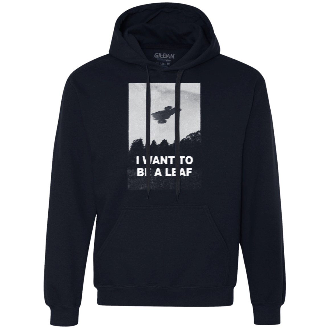 Sweatshirts Navy / S Be Leaf Premium Fleece Hoodie