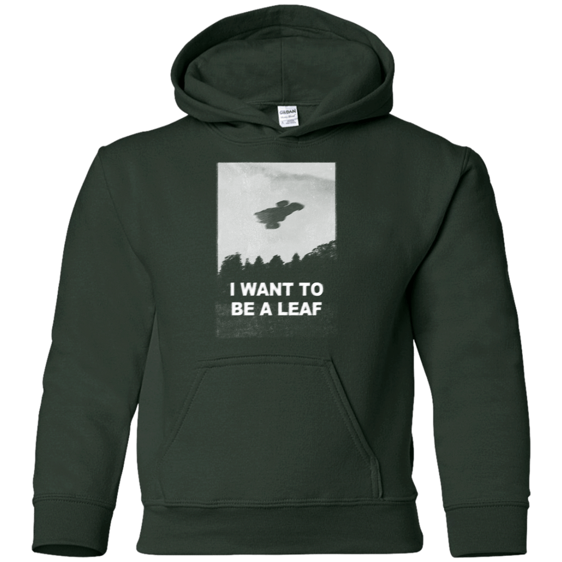 Sweatshirts Forest Green / YS Be Leaf Youth Hoodie