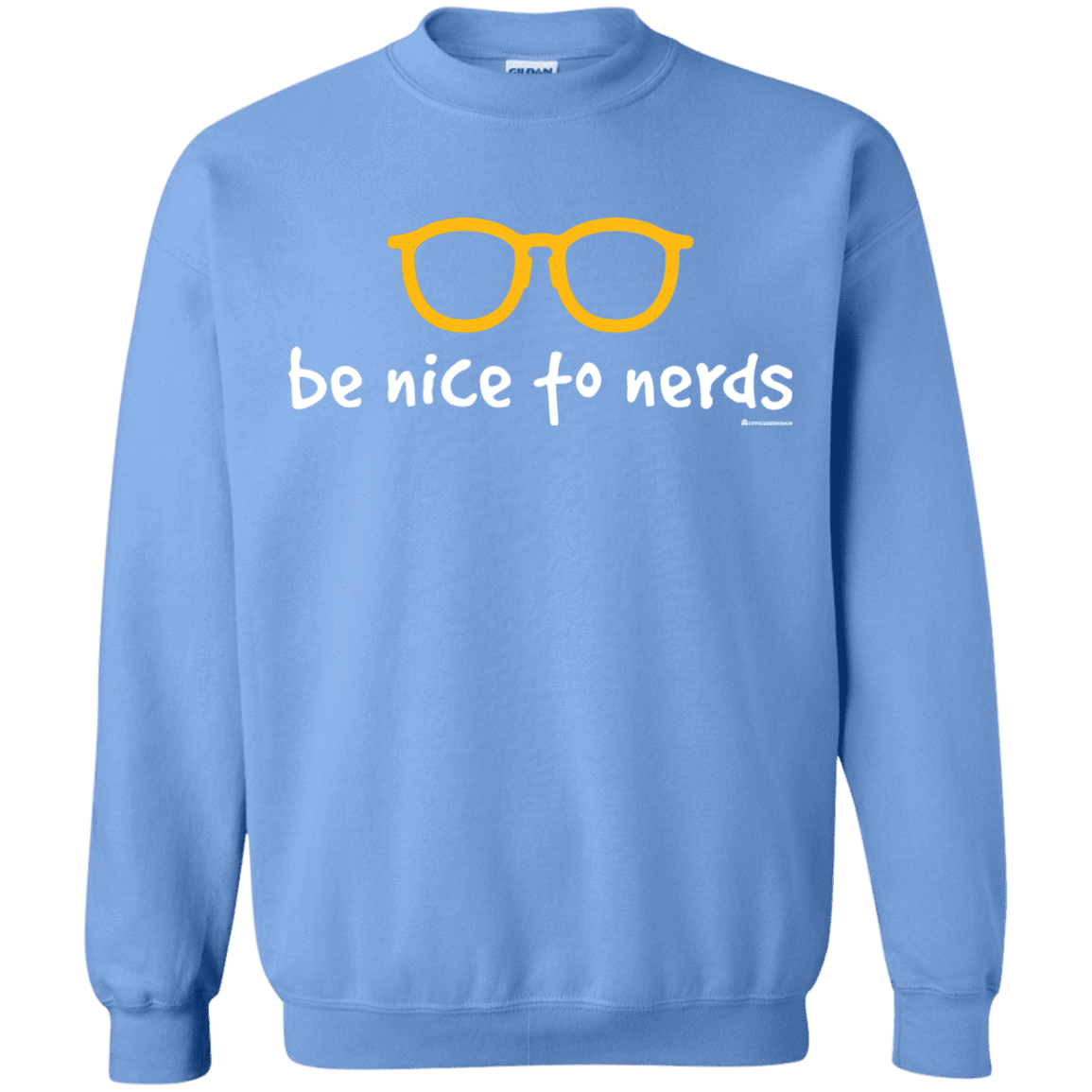 Sweatshirts Carolina Blue / Small Be Nice To Nerds Crewneck Sweatshirt