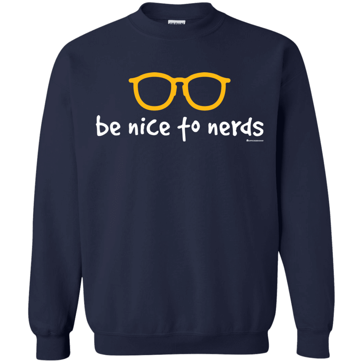 Sweatshirts Navy / Small Be Nice To Nerds Crewneck Sweatshirt