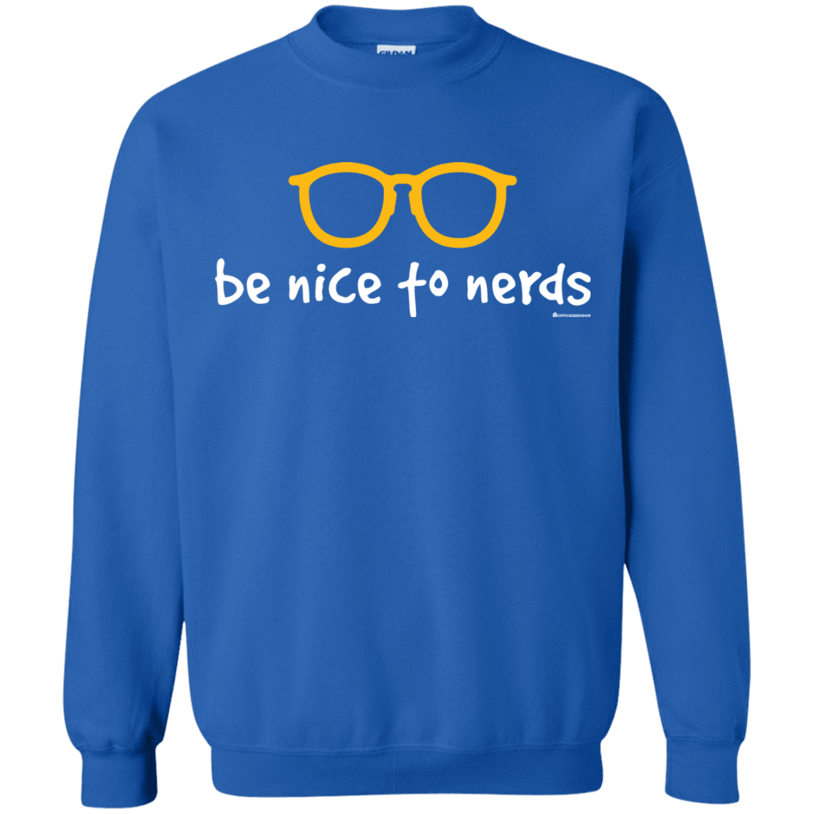 Sweatshirts Royal / Small Be Nice To Nerds Crewneck Sweatshirt
