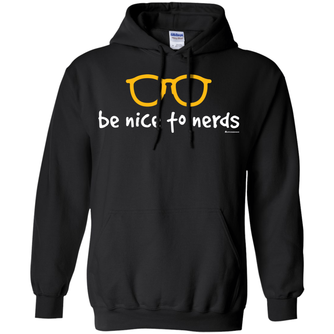 Sweatshirts Black / Small Be Nice To Nerds Pullover Hoodie
