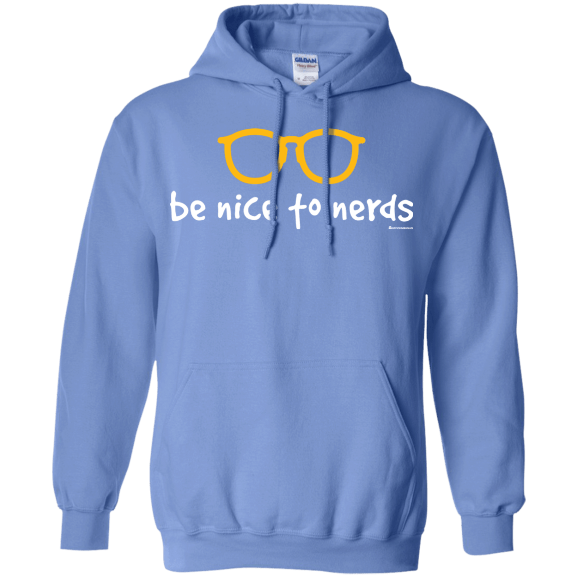 Sweatshirts Carolina Blue / Small Be Nice To Nerds Pullover Hoodie